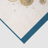 Papier Mousseline Chic Steampunk Portrait Femme N8 Découpage (Détail)