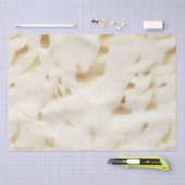 Papier Mousseline Chic Western Gold White Cream Cowhide (Artisanat)