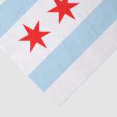 Papier Mousseline Chicago tissue paper, Chicago Flag tissue paper (Détail)