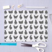 Papier Mousseline Chickens  (Artisanat)