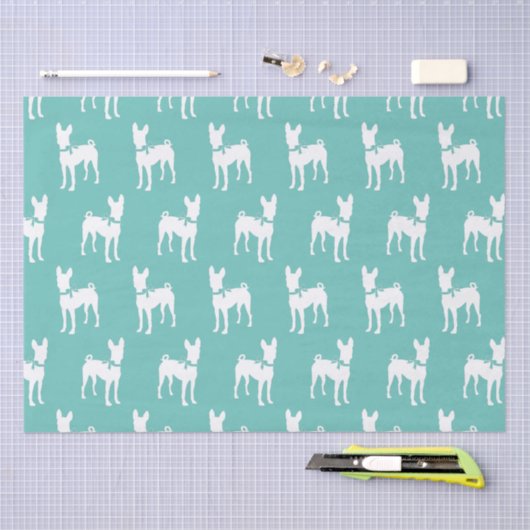 Papier Mousseline Chien Basenji Chien Chien Puppy (Artisanat)