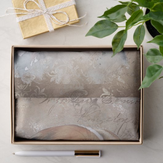 Papier Mousseline Chien beagle (Cadeau)