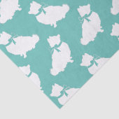 Papier Mousseline Chien Chien Chien Poméranie (Détail)