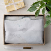 Papier Mousseline Chien chiot maltais (Cadeau)