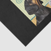 Papier Mousseline Chien Dachshund (Détail)