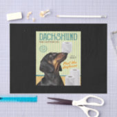 Papier Mousseline Chien Dachshund (Artisanat)