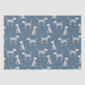 Papier Mousseline Chien dalmate (Recto)