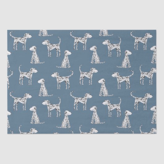 Papier Mousseline Chien dalmate (Recto)