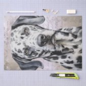 Papier Mousseline Chien dalmate (Artisanat)
