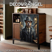 Papier Mousseline Chien de Beabull - Découpage -