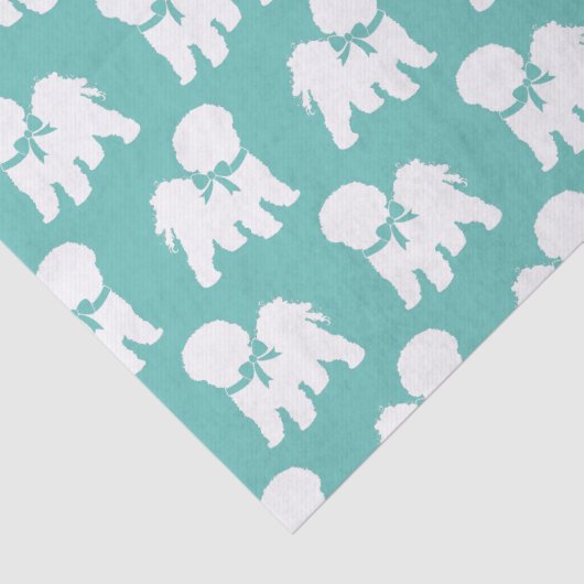 Papier Mousseline Chien de Bichon Frise Puppy (Détail)