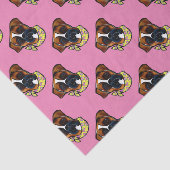 Papier Mousseline Chien de boîte Pâques (Détail)