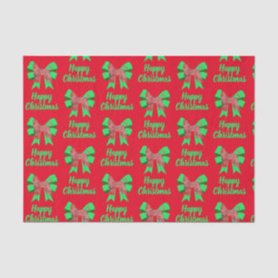 Papier Mousseline Chien de Noël afghan et mât vert