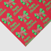 Papier Mousseline Chien de Noël afghan et mât vert (Détail)