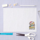 Papier Mousseline Chien de Noël mignon - Yappy Howlidays (Artisanat)