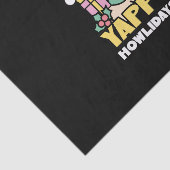 Papier Mousseline Chien de Noël mignon - Yappy Howlidays (Détail)