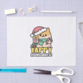 Papier Mousseline Chien de Noël mignon - Yappy Howlidays (Artisanat)