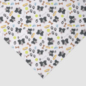 Papier Mousseline Chien de sourire border collie (Détail)