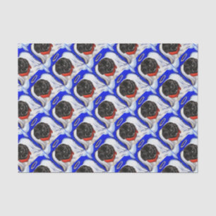 Papier Mousseline Chien de Terre-Neuve