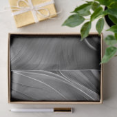 PAPIER MOUSSELINE CHIEN DE TERRIER NOIR ET BLANC (Cadeau)