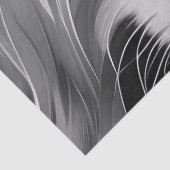 PAPIER MOUSSELINE CHIEN DE TERRIER NOIR ET BLANC (Détail)