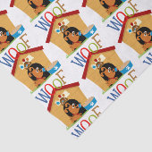 Papier Mousseline Chien de Woof (Détail)