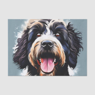 Papier Mousseline Chien d'eau portugais