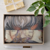 Papier Mousseline Chien du Yorkshire Terrier de Steampunk (Cadeau)