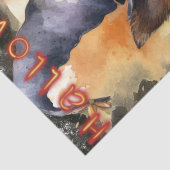 Papier Mousseline Chien du Yorkshire Terrier d'Halloween (Détail)