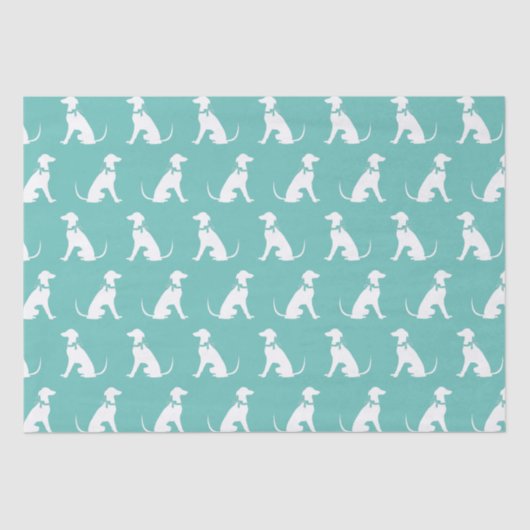 Papier Mousseline Chien Greyhound Chig Puppy (Recto)