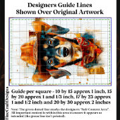 Papier Mousseline Chien noir et tan, Casquette Cowboy DE1 Découpage