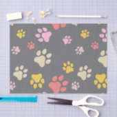 Papier Mousseline Chien Paws - Kellen (Artisanat)