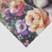 Papier Mousseline Chien-taureaux français avec découpage de fleurs R (Détail)