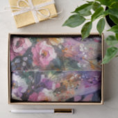 Papier Mousseline Chien-taureaux français avec découpage de fleurs R (Cadeau)