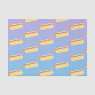 Papier Mousseline Chiens chauds ombre pastel