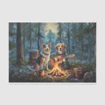 Chiens de feu de camp de livre d'histoires, Musiqu