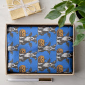 Papier Mousseline Chiens de Halloween (Cadeau)