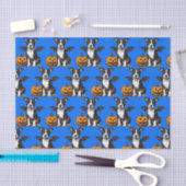 Papier Mousseline Chiens de Halloween (Artisanat)