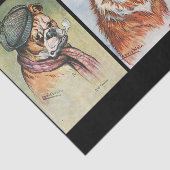 Papier Mousseline Chiens, triptyque de dessin animé (Détail)