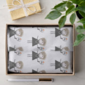 Papier Mousseline Chiffre à bascule fille (Cadeau)