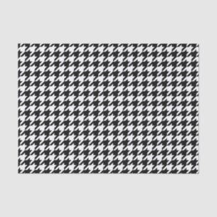 Papier Mousseline Chiffres Abstraits du Tissu blanc noir