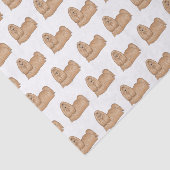 Papier Mousseline Chih tzu long cheveux dessin de chien (Détail)