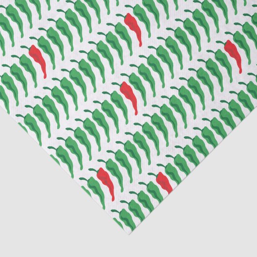 Papier Mousseline Chili Motif Pepper (Détail)
