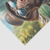 Papier Mousseline Chillax et sortir, pêcheur du laboratoire de choco (Détail)