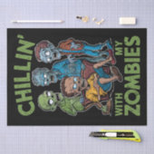 Papier Mousseline Chillin Avec Mes Zombies Halloween Garçons Enfants (Artisanat)