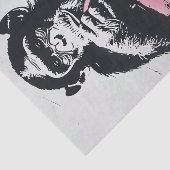 Papier Mousseline Chimp Business2 (Détail)