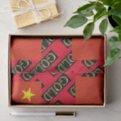 PAPIER MOUSSELINE CHINE GOLD (Cadeau)