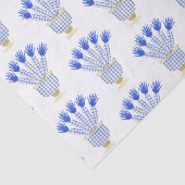 Papier Mousseline Chinoiserie Aquarelle Chic Carottes Vase (Détail)