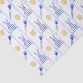 Papier Mousseline Chinoiserie Aquarelle Chic Rabbit Motif (Détail)