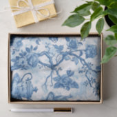 Papier Mousseline Chinoiserie French Toile Du Jouy Tea Motif (Cadeau)